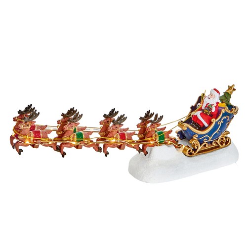 Christmas santa sleigh and - christmas,