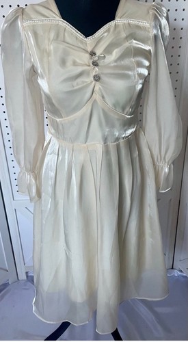 Ivory shimmer princess dress