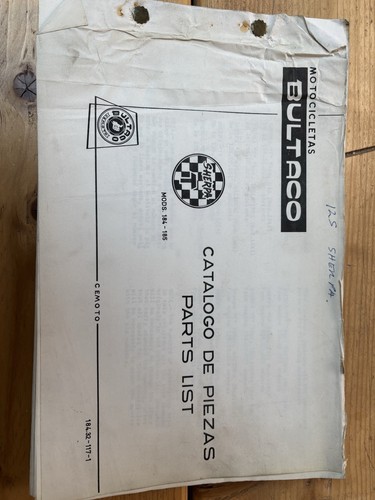 Bultaco sherpa model 184 185 - bultaco, t