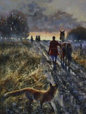 Mick Cawston 'Another Day' Hunting Open Edition Print