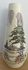Vintage Art Pottery Tall Vase