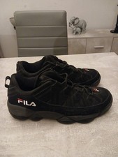 Men's Fila Black Suede