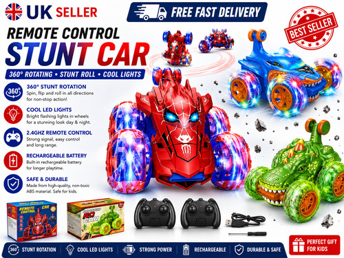 Spiderman stunt car - rc,