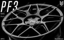 Alloy Wheels 18" PF3 For Renault Grand Scenic Kadjar Laguna Megane 5x114 Black
