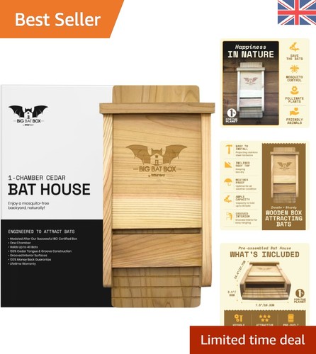 Weatherproof cedar bat box - bat,