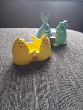 Rabbit and chick egg cups - egg,