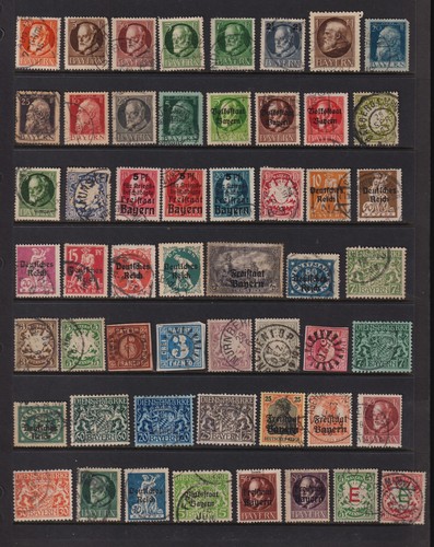 Germany bavaria 56 stamps - -,
