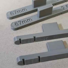 4 X Grey 67mm OO/HO Gauge