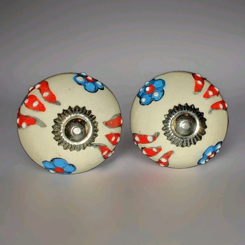 Pair boho ceramic cabinet - boho,