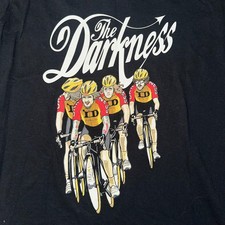 The Darkness Womens Black Band T-Shirt (XL) Tour de Prance European Tour 2017