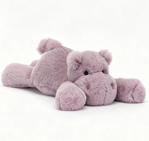 Jellycat smudge hippo - smudge, 34cm