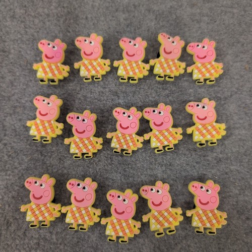 Peppa pig shoe charms set - peppa,