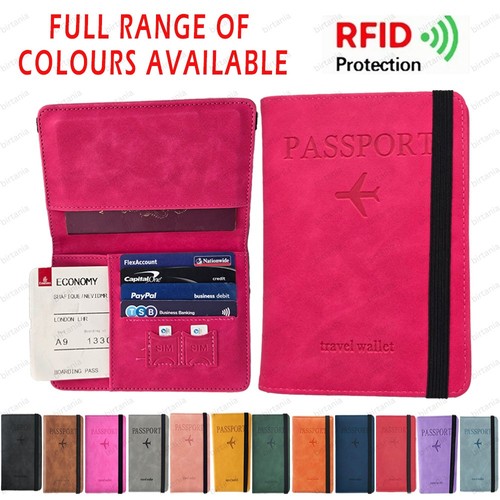 Passport holder with rfid - passport,