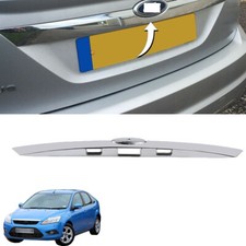 FOR FORD FOCUS MK2 2008 - 2011 REAR TRUNK BOOT CHROME STRIP HANDLE MOLDING