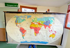 Vintage Pull Down Map