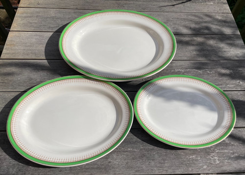 Vintage oval platters - 3, x