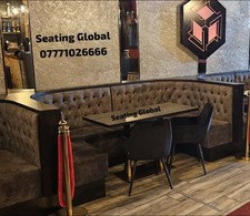 Restaurant booth , Bench seating, and Chairs, Table,, Made To Measure’