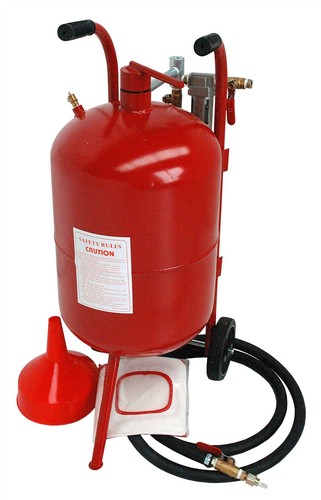 Pressurised sandblasting - pressurised,