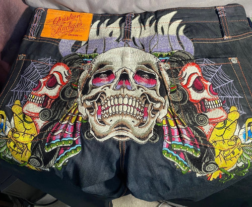 Y2k christian audigier triple - christian,