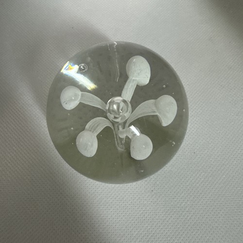 Art glass paperweight - art,