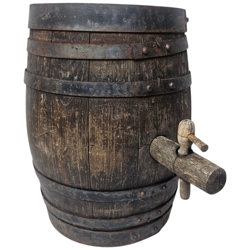Vintage wooden keg - wooden, barrel