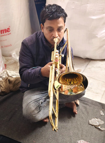 Trombone valve made of - trombone,