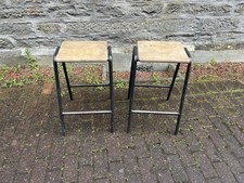 Vintage retro stools pair - vintage,