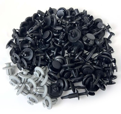 Black plastic car push pin - car,