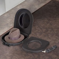 Cowboy Hat Storage Box Felt Hat Box Carrier Outdoor EVA Carrying Bag Portable