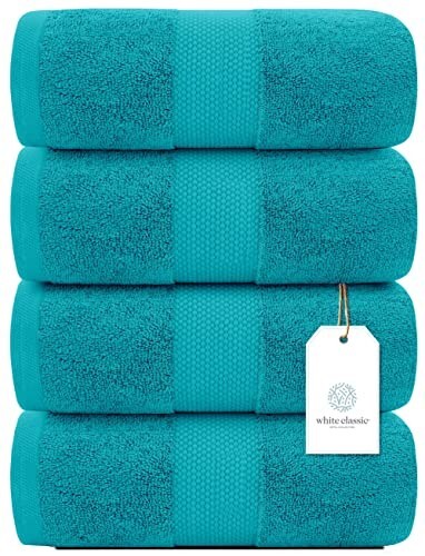 Bath towels aqua 30x56 cotton - towels,