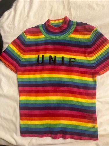 Unif rainbow shirt - rainbow,