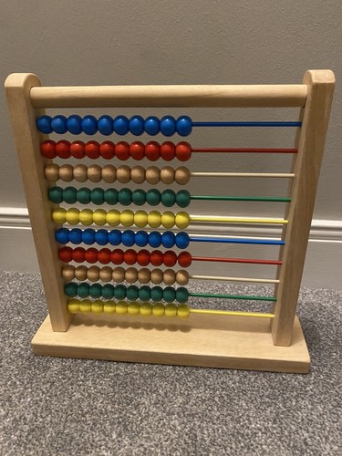 Wooden abacus 100 coloured - 100,