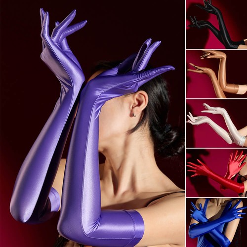 Ladies shiny glossy long - ladies,