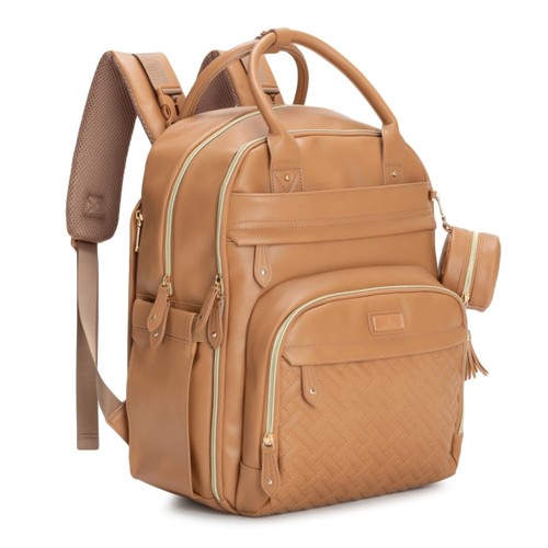 Leather baby changing - baby, backpack