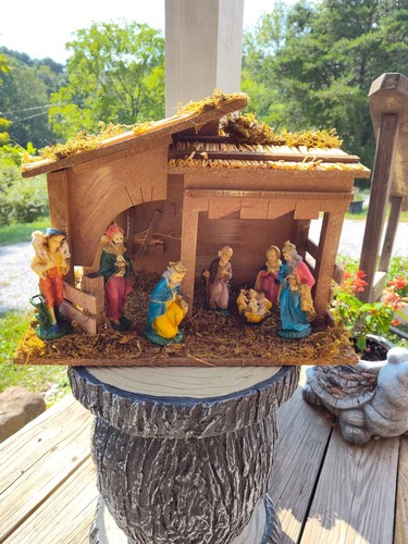 Sears nativity set 7 - sears,