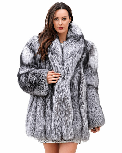 Authentic fur womens coat - fur,