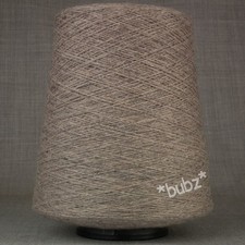 BRITISH SOFT PURE LAMBSWOOL 2 3 PLY 300g CONE KNITTING WOOL YARN ZHS MUSHROOM