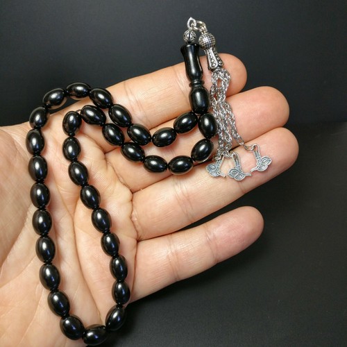 Jet worry beads prayer - worry,