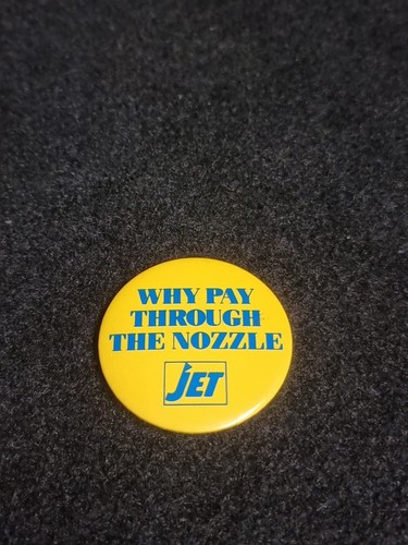 Vintage jet petrol pump pin - vintage,
