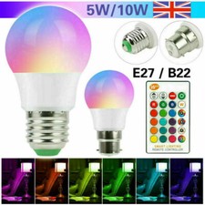 RGB Bulb LED Light 16 Colour