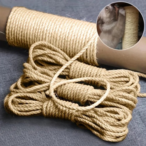 10m natural jute rope - rope, cat