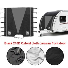 Caravan Front Towing Protector Universal Shield guard with LED lights.