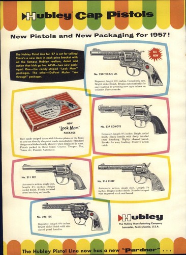 1957 paper hubley - hubley, toy
