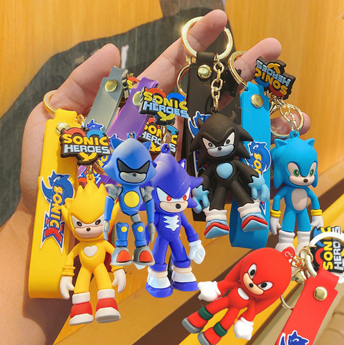 Sonic keychain band - uk, figure