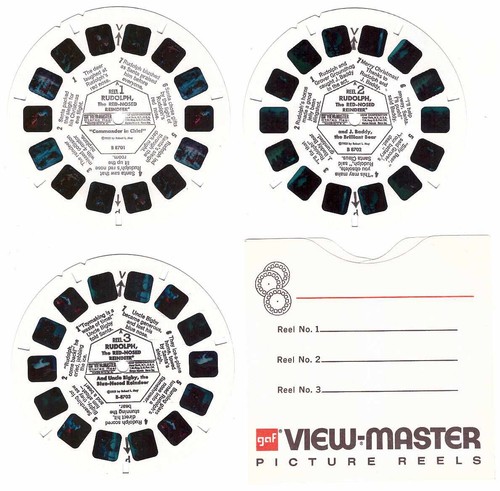 View master stereo reels - view-master, 3d