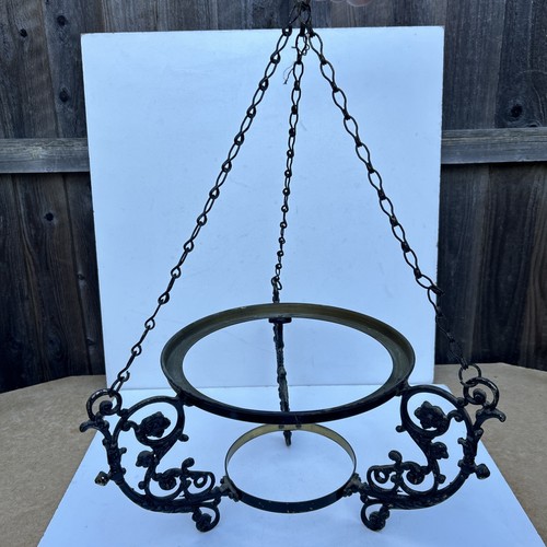 Vintage wrought iron hanging - vintage,