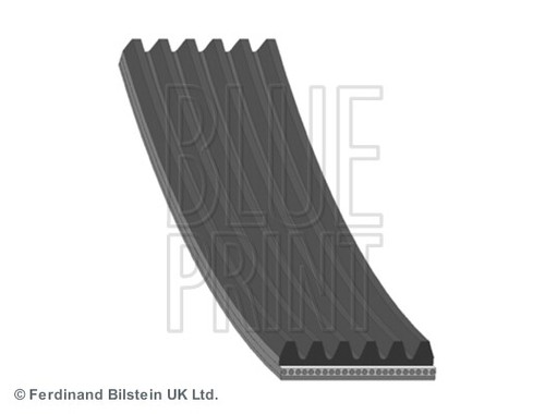 Blue print ad06r1180 ribbed - blue, v-ribbed