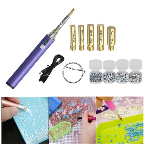 Rhinestone applicator kit with - applicator,