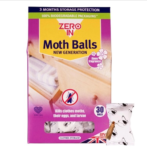 Zero moth protection balls - moth,