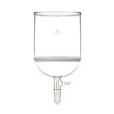 24/40 Lab Glass Buchner Funnel Sand Core Filter With Vacuum Filtration Adapter